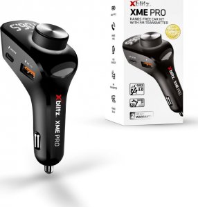 Transmiter FM Xblitz Zestaw głośnomówiący Xblitz XME PRO + transmiter FM 1