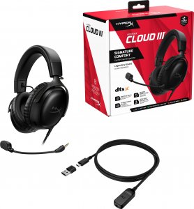 Słuchawki HyperX Cloud III Black (727A8AA) 8