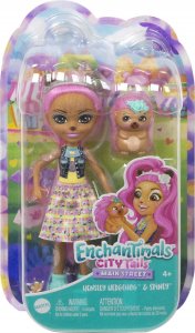 Mattel Enchantimals Hensley Hedgehog Lalka Jeż + figurka Spiney HKN13 1