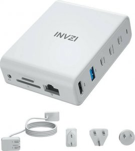 Stacja/replikator INVZI GanHub USB-C (NVZ469) 1