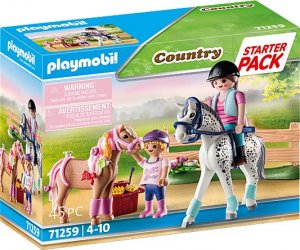 Playmobil Playmobil Starter Pack Pielęgnacja koni 71259 1