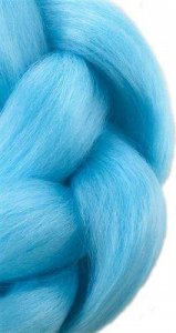 Soulima Włosy syntetyczne warkoczyki - niebieskie 3