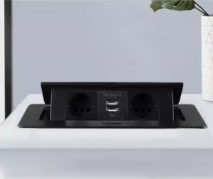 Izoxis Gniazdo chowane w blat- podwójne 21446 10