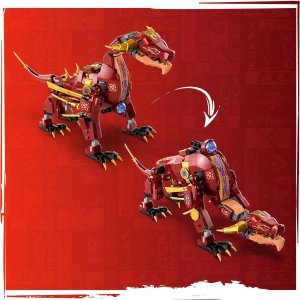 LEGO Ninjago Lawowy smok zmieniający się w falę ognia (71793) 2