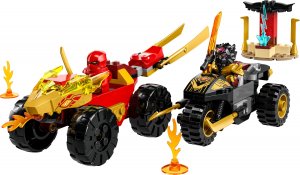LEGO Ninjago Bitwa samochodowo-motocyklowa między Kaiem a Rasem (71789) 8