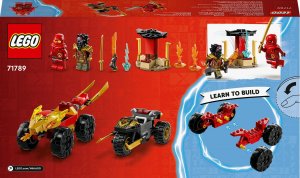 LEGO Ninjago Bitwa samochodowo-motocyklowa między Kaiem a Rasem (71789) 9
