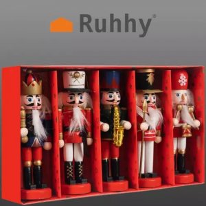 Ruhhy Dziadek do orzechów na choinkę- 5szt. 20358 2