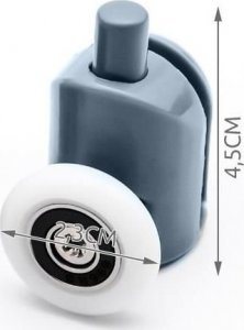 Ruhhy Kółko do kabiny prysznicowej pojedyncze dolne 4