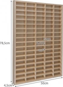 Kruzzel Regał drewniany na autka (21997) 2