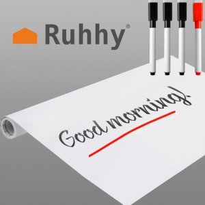 Ruhhy Tablica samoprzylepna biała 200x45 cm 12