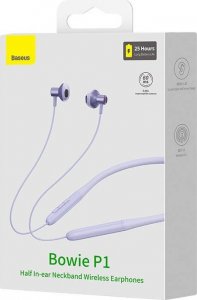 Słuchawki Baseus Bowie P1 Neckband fioletowe (NGPB000105) 9