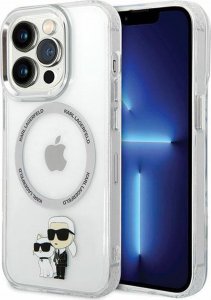 Karl Lagerfeld Etui Karl Lagerfeld KLHMP13LHNKCIT Apple iPhone 13 Pro hardcase transparent Iconic Karl&Choupette Magsafe 1