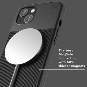 Atom Studios ATOM STUDIOS ETUI SPLIT WOOD FIBRE MAGSAFE IPHONE 13 CZARNY 4