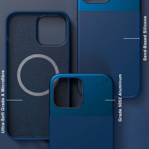 Atom Studios ATOM STUDIOS ETUI SPLIT SILICONE MAGSAFE IPHONE 13 PRO MAX NIEBIESKI 4