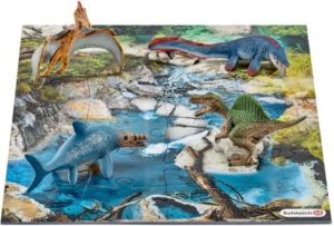 Figurka Schleich Dinozaury z puzzlami, wodopój (SLH42330) 1