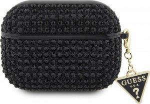 Guess Oryginalne Etui APPLE AIRPODS PRO Guess Hardcase Rhinestone Triangle (GUAPHDGTPK) czarne 4