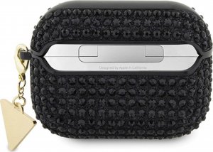Guess Oryginalne Etui APPLE AIRPODS PRO Guess Hardcase Rhinestone Triangle (GUAPHDGTPK) czarne 7