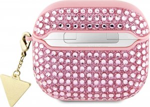 Guess Oryginalne Etui APPLE AIRPODS 3 Guess Hardcase Rhinestone Triangle (GUA3HDGTPP) różowe 5