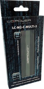 Dysk zewnętrzny HDD LC-Power HDD ACC LC-Power LC-M2-C-MULTI-3 NVMe & SATA 7