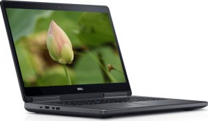 Laptop Dell Dell Precision 7720 Core i7 7700HQ (7-gen.) 2,8 GHz / 8 GB / 480 SSD / 17,3'' FullHD / Win 10 Prof. (Update) + Nvidia Quadro P3000 2