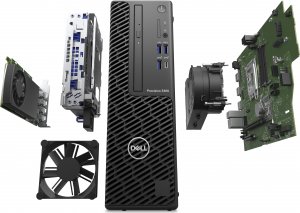 Laptop Dell DELL Precision 3460 i7-12700 SFF Intel Core i7 16 GB DDR5-SDRAM 512 GB SSD Windows 10 Pro Stanowisko Czarny 6