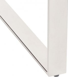 Beliani Stolik kawowy szklany srebrny TILON 5