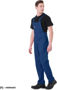 R.E.I.S. SM - Spodnie robocze ogrodniczki MASTER - niebieski 54 4