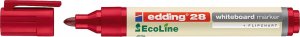 Edding Marker do tablic e-28 EDDING EcoLine, 1,5-3 mm, czerwony 1