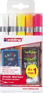 Edding Marker kredowy e-4095 EDDING, 2-3mm, 5 szt., mix kolorów 1
