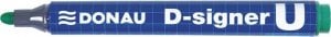 Donau Marker permanentny DONAU D-Signer, okrągły, 2-4mm (linia), zawieszka, zielony 1