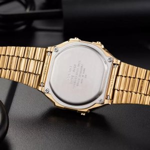 Zegarek Casio ZEGAREK MĘSKI CASIO A168WG-9W (zd088b) - KLASYKA 3