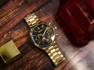 Zegarek Hugo Boss Męski Champion Złoty (1513848) 3