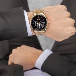 Zegarek Hugo Boss Męski Champion Złoty (1513848) 4