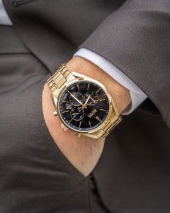 Zegarek Hugo Boss Męski Champion Złoty (1513848) 5