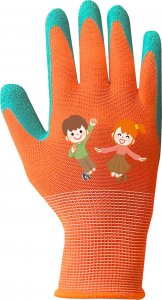 Neo Rękawice robocze (Rękawice robocze dla dzieci, poliester pokryty lateksem (crincle), rozmiar 5) 3