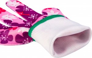 Verto Rękawice ogrodowe (Rękawice ogrodowe , poliester, wzór kwiatki, rozmiar 8") 4