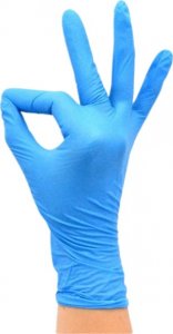 Master Master Niebieskie Rękawiczki Nitrylowe S 100 Sztuk 2