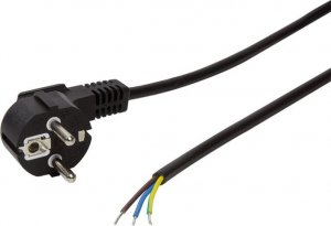Kabel zasilający LogiLink Cable Logilink Power Cord CEE 7/7 1,5m Black 1