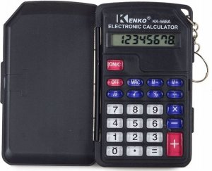 Kalkulator Verk KALKULATOR KIESZONKOWY 8 CYFR BRELOK SKŁADANY ETUI 4