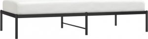 vidaXL vidaXL Metalowa rama łóżka, czarna, 90x190 cm 2