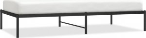 vidaXL vidaXL Metalowa rama łóżka, czarna, 100x190 cm 2