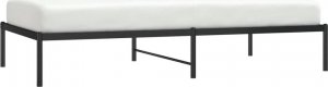 vidaXL vidaXL Metalowa rama łóżka, czarna, 100x190 cm 3
