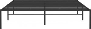 vidaXL vidaXL Metalowa rama łóżka, czarna, 150x200 cm 5