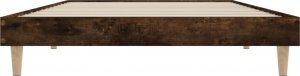 vidaXL vidaXL Rama łóżka, przydymiony dąb, 90x200 cm, materiał drewnopochodny 6