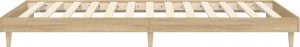 vidaXL vidaXL Rama łóżka, dąb sonoma, 75x190 cm, materiał drewnopochodny 7
