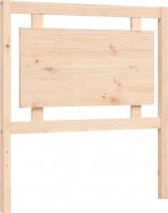 vidaXL vidaXL Rama łóżka z wezgłowiem, 100x200 cm, lite drewno 8
