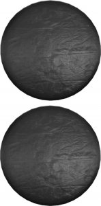 vidaXL vidaXL Pokrowce na meble ogrodowe, 2 szt, 10 oczek, 260x90 cm, okrągłe 3