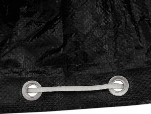 vidaXL vidaXL Pokrowce na meble ogrodowe, 2 szt, 10 oczek, 260x90 cm, okrągłe 6