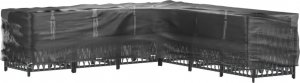 vidaXL vidaXL Pokrowce L na meble ogrodowe, 2 szt., 20 oczek, 300x300x70 cm 7