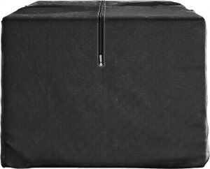 vidaXL vidaXL Torby na poduszki ogrodowe, 2 szt., czarne, 135x40x55 cm, PE 4